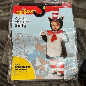 Dr. Seuss Cat in the Hat Toddler Costume size 2T-4T